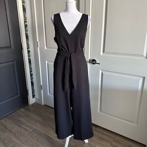 Mod Ref Black Multi-Way Sleeveless Wide Leg Jumpsuit Size M
